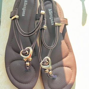 Women Summer Sandals Sz 39 Alicegana